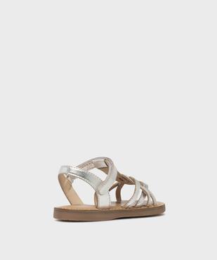 Sandales en cuir brillant multibrides fille - Lovely Wings vue4 - LOVELY WINGS GEMO FOR GOOD - GEMO