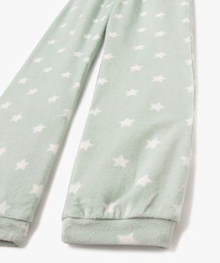 Pyjama en velours à motifs papillons et étoiles fille vue3 - GEMO (ENFANT) - GEMO