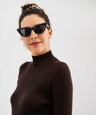 Robe pull longue fendue sur un côté femme vue6 - GEMO(FEMME PAP) - GEMO