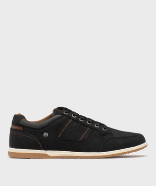 Baskets de ville avec surpiqûres homme - Urban Steps vue1 - URBAN STEPS - GEMO