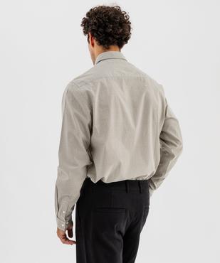 Chemise à micro-motifs homme  vue4 - GEMO 4G HOMME - GEMO