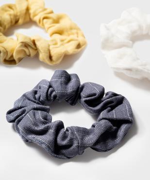 Chouchous pour les cheveux en gaze de coton (lot de 3) vue2 - GEMO (ACCESS) - GEMO