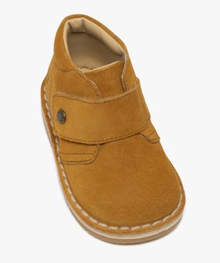 Chaussures de marche en cuir à scratch bébé garçon - Na! vue6 - NA! - GEMO