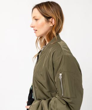 Bomber en matière satinée femme vue2 - GEMO(FEMME PAP) - GEMO