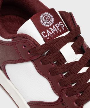 Baskets basses bicolores et grainées femme - Camps United vue6 - CAMPS GEMO FOR GOOD - GEMO