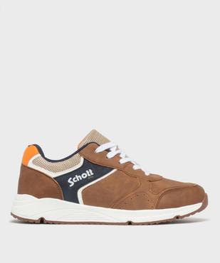 Baskets basses retro running à lacets garçon - Schott vue1 - SCHOTT - GEMO
