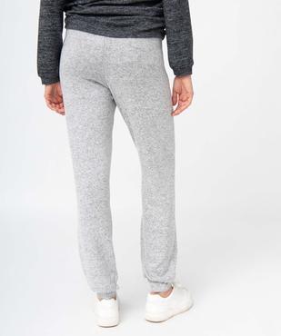 Pantalon de grossesse jogger en maille douce vue3 - GEMO (MATER) - GEMO