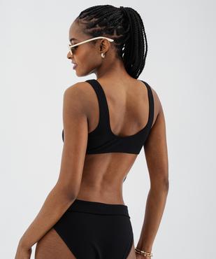 Haut de maillot de bain brassière avec bijou et mousses amovibles femme vue2 - GEMO (PLAGE) - GEMO