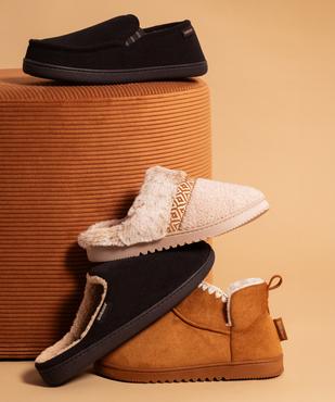 Chaussons mules fourrés femme - Isotoner vue7 - ISOTONER - GEMO