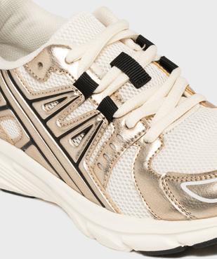 Baskets fille running en mesh avec détails effet métallisé vue6 - LOVELY WINGS - GEMO