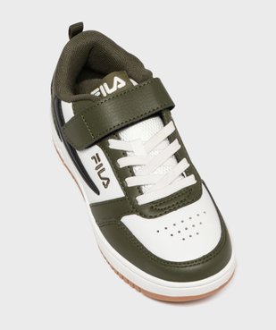 Baskets basses à lacets élastiques et scratch garçon - Fila vue5 - FILA - GEMO