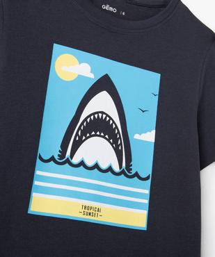 T-shirt garçon imprimé estival vue2 - GEMO (ENFANT) - GEMO