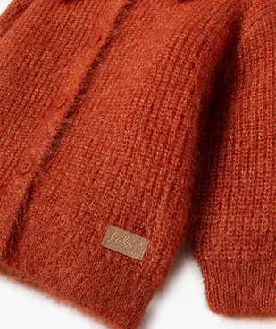 Gilet en maille scintillante bébé fille - LuluCastagnette vue2 - LULUCASTAGNETTE - GEMO