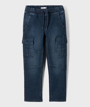 Pantalon cargo taille élastiquée garçon vue1 - GEMO (ENFANT) - GEMO