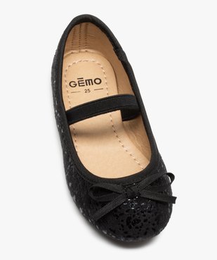Ballerines fille unies en matière mate et vernie vue5 - GEMO (ENFANT) - GEMO