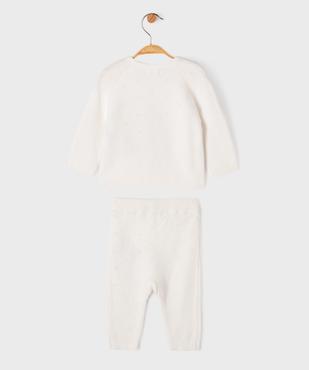 Ensemble 2 pièces en maille bébé fille brassière et pantalon - LuluCastagnette vue3 - LULU CASTAGNETTE GEMO FOR GOOD - GEMO
