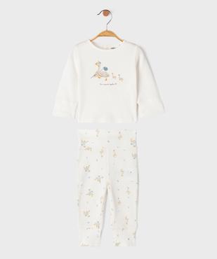 Ensemble 2 pièces bébé - Tee-shirt et legging vue2 - GEMO(BB COUCHE) - GEMO