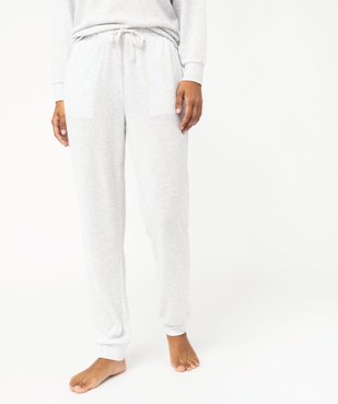Pantalon de pyjama en maille fine femme vue1 - GEMO 4G FEMME - GEMO
