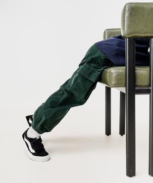 Pantalon jogger en velours côtelé garçon vue1 - GEMO (ENFANT) - GEMO