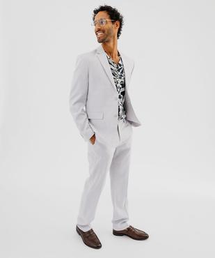 Chemise à manches courtes imprimée homme vue4 - GEMO (HOMME) - GEMO