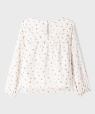 Blouse en voile à manches longues fille vue3 - GEMO 4G FILLE - GEMO