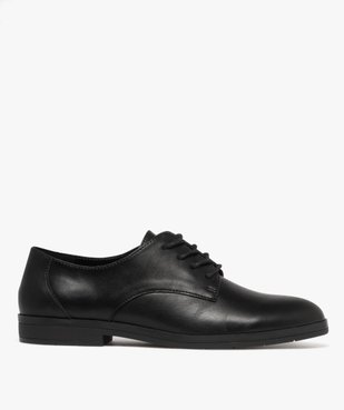 Derbies femme unis à lacets ronds style classique vue2 - GEMO (CASUAL) - GEMO
