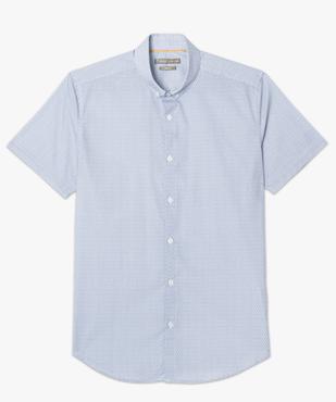 Chemise à motifs à manches courtes vue4 - GEMO (HOMME) - GEMO