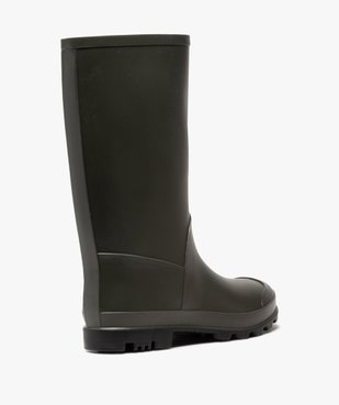 Bottes de pluie femme unies à semelle crantée vue4 - GEMO (EQUIPT) - GEMO