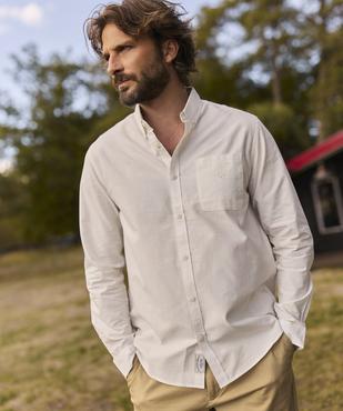 Chemise coton col boutonné homme - LuluCastagnette vue5 - LULUCASTAGNETTE - GEMO