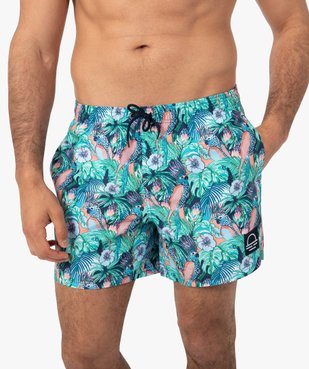 Short de surf homme à motifs exotiques vue2 - GEMO (PLAGE) - GEMO