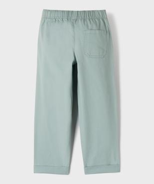 Pantalon chino avec taille ajustable garçon vue3 - GEMO (ENFANT) - GEMO