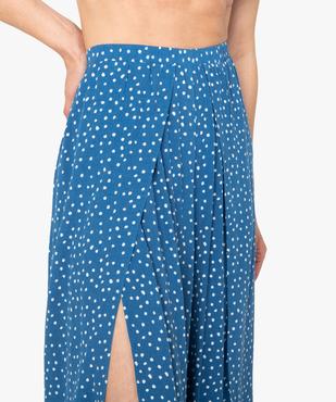 Pantalon de plage femme ouvert sur l’avant vue2 - GEMO 4G FEMME - GEMO