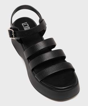 Sandales multibrides à semelle plateforme femme vue5 - 5 MILES - GEMO