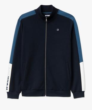 Sweat zippé à col montant spécial sport homme vue4 - GEMO (HOMME) - GEMO
