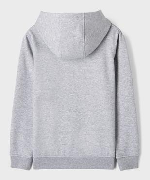 Sweat à capuche en molleton doux garçon vue4 - GEMO 4G GARCON - GEMO