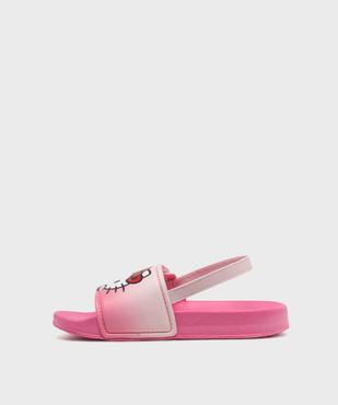 Mules de plage à scratch à motif chaton fille - Hello Kitty vue3 - HELLO KITTY - GEMO