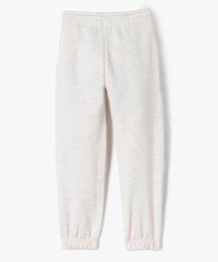 Pantalon de jogging intérieur molletonné fille vue4 - GEMO 4G FILLE - GEMO
