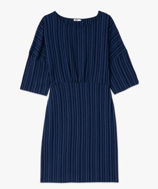 Robe rayée à manches chauve-souris femme vue4 - GEMO(FEMME PAP) - GEMO