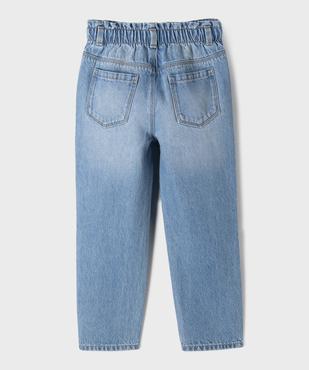 Jean Slouchy avec taille ajustable fille vue4 - GEMO (ENFANT) - GEMO