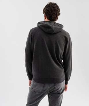 Sweat zippé à capuche homme vue3 - GEMO 4G HOMME - GEMO