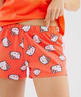 Pyjashort avec motif chaton femme - Hello Kitty vue4 - HELLO KITTY - GEMO