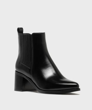 Boots santiags à talon et bout pointu femme vue2 - FOLLOW ME G4G - GEMO