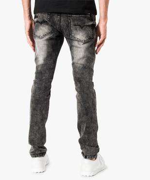 Jean slim aspect usé vue3 - GEMO (HOMME) - GEMO