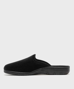 Chaussons mules à talon compensé en velours ras femme vue3 - G'FLEX GEMO FOR GOOD - GEMO