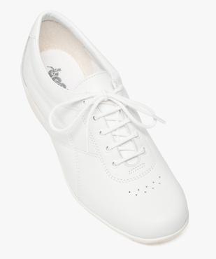 Derbies femme confort dessus cuir à talon compensé - Bopy vue5 - UMO - GEMO