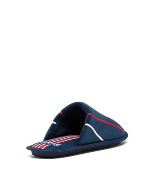 Chaussons garçon mules plates en velours imprimés PSG vue4 - PSG - GEMO
