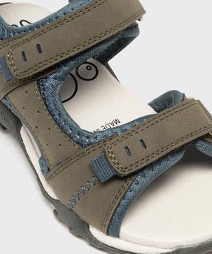 Sandales sportswear à triple scratch garçon - 5 Miles vue6 - 5 MILES - GEMO