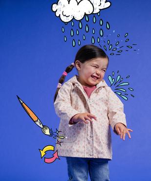 Imperméable chaudement doublé en matière déperlante bébé fille vue6 - GEMO(BEBE DEBT) - GEMO