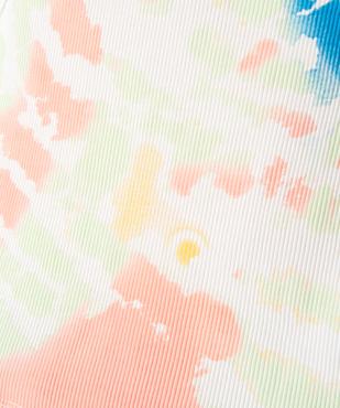 Débardeur imprimé en maille côtelée fille vue2 - GEMO (ENFANT) - GEMO