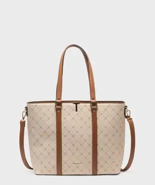 Sac cabas avec bandoulière amovible femme - Torrente vue1 - TORRENTE - GEMO